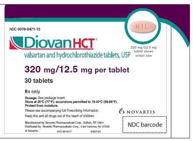 Brand name: Diovan HCT Generic name: Valsartan and hydrocholorothiazide