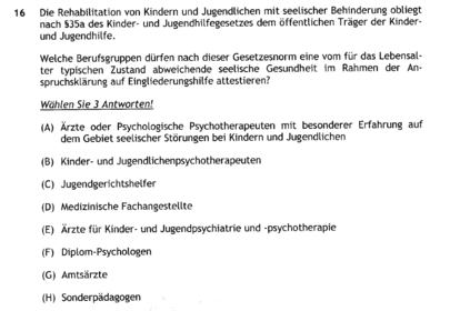 A, B und E
