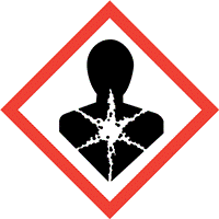 May cause or suspected of causing serious health effects