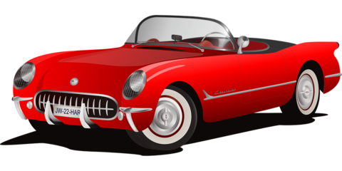 Me gusta el coche rojo