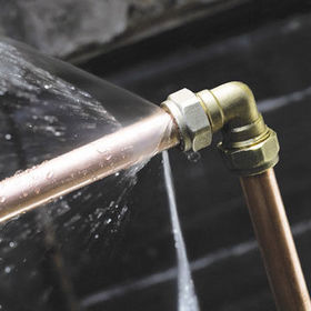 burst pipe