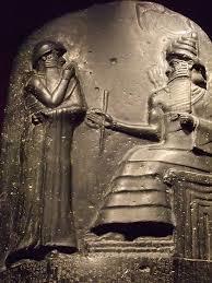1st written laws; given to people of Ancient Babylon by King Hammurabi; very strict laws based on principle of an eye for an eye, a tooth...