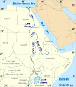 The longest river in the world; Egypt is often called "the gift of the Nile River; Egyptians depended on the Nile for everything.
