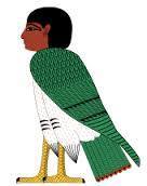 the symbol of the Ba is often shown as a bird with a human head and wings