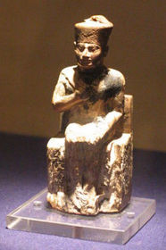 Earned everlasting fame for being the pharaoh responsible for the Great Pyramid at Giza which he built to serve as his tomb