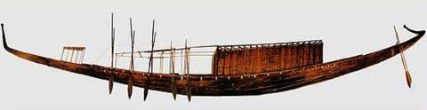 Discovered in 1952 buried under the Great Pyramid; it would be needed to ferry King Khufu's spirit across the sky to be with Ra, the Sun god