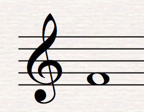 F lower fingering is double horn