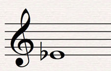 E flat lower fingering is double horn