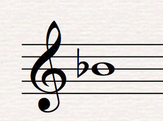 B flat