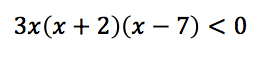 solve for x.