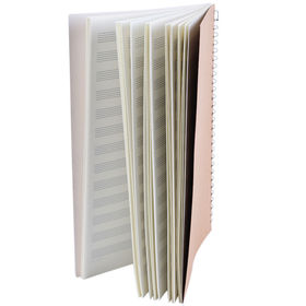Staff paper notebook