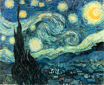 Noche estrellada Vincent Van Gogh Moma