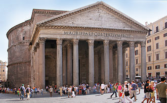 Il Pantheon è un edificio della Roma antica situato nel rione Pigna nel centro storico, costruito come tempio dedicato a tutte le divinit...
