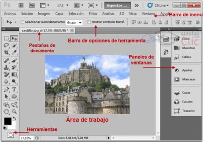VENTANA DE PHOTOSHOP