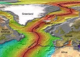 Mid Atlantic ridge Underwater mountain range Constructive plates American/Eurasian Volcanic islands (Iceland) 16,000km long Basalt rock T...