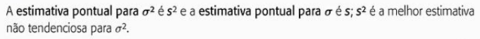 Intervalos de Confiança para Variância e Desvio Padrão (distribuição qui-quadrado):