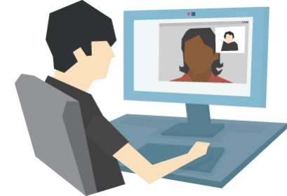 Son las herramientas utilizadas para la comunicación en tiempo real, para ello los estudiantes deben conectados en el mismo tiempo sin im...