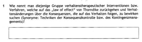 operante Verfahren