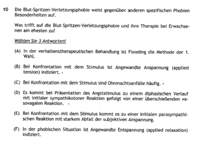 B, C und D