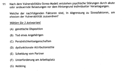 A, C und D