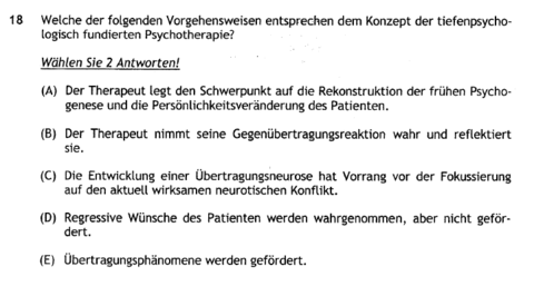 B und D
