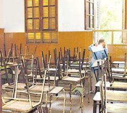 No hubo colegio la semana pasada