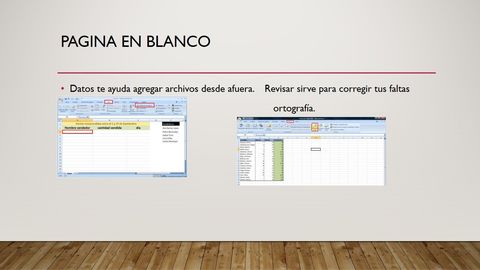 La barra de herramientas te sirve para verificar cada operación.