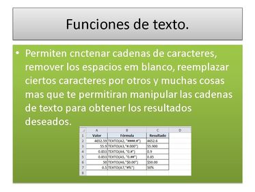 Es la capacidad de almacenamiento en la hoja de cálculo agregando texto y contenido a parte de números.