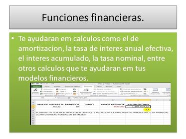 Permiten organizar más fácilmente el cálculo, administración y análisis de las finanzas tanto personales como para negocios.