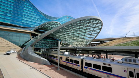 enable The new train line enables people to get to the airport in less than 20 minutes.