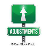 adjustment (ad-yàsmEnt)