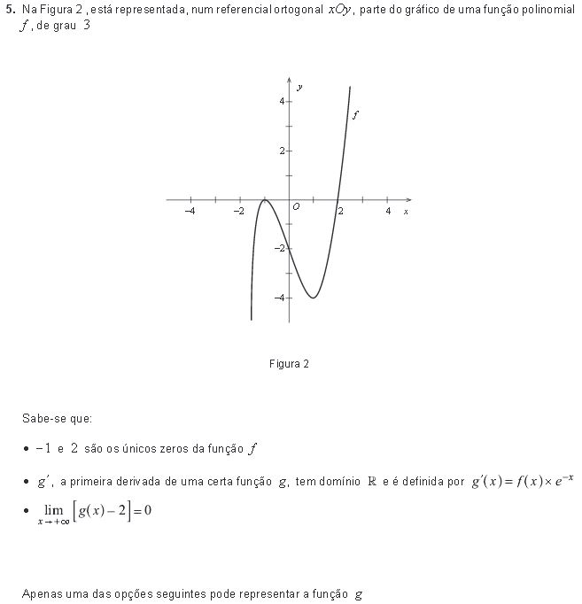 Exame Nacional de Matemática A (635) 12 ano -2013 Primeira Fase