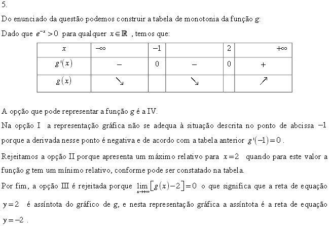 Exame Nacional de Matemática A (635) 12 ano -2013 Primeira Fase