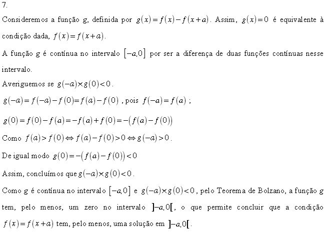 Exame Nacional de Matemática A (635) 12 ano -2013 Primeira Fase