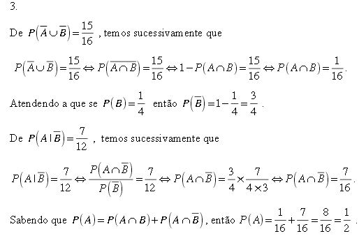 Exame Nacional de Matemática A (635) 12 ano -2013 Primeira Fase