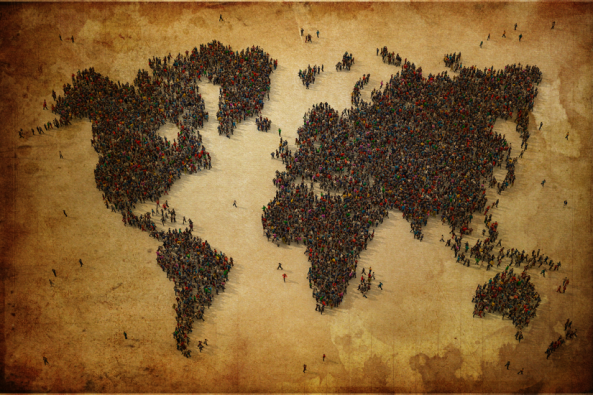 la poblacion mundial y los movimientos
