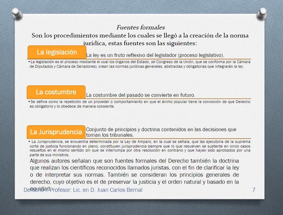 Fuentes del derecho según Eduardo García Máynez