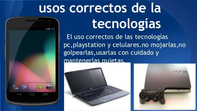 decalogo del uso adecuado de la tecnologia