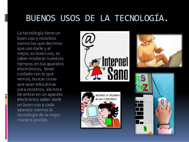 decalogo del uso adecuado de la tecnologia