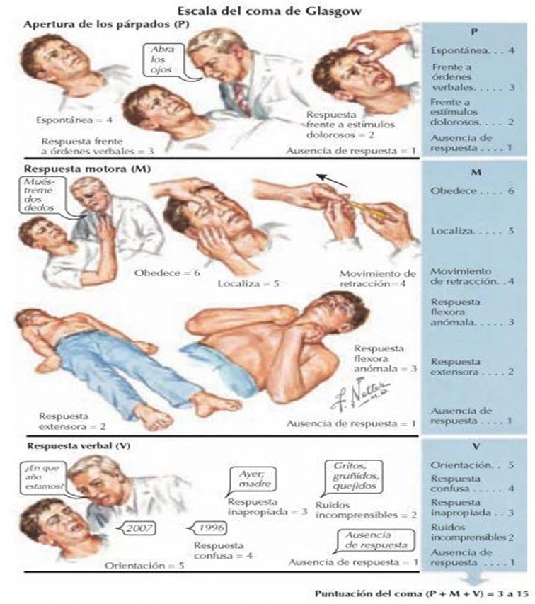 VALORES NORMALES DE LABORATORIO Y ESCALA DE GLASGOW
