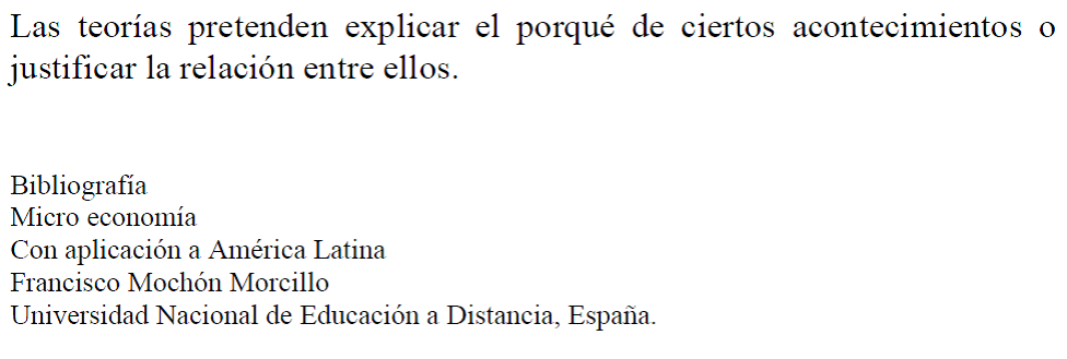 Economía: Concepto, método e instrumentos