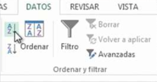 Ordenar,Filtros y subtotales