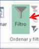 Ordenar, Filtros y Subtotales.
