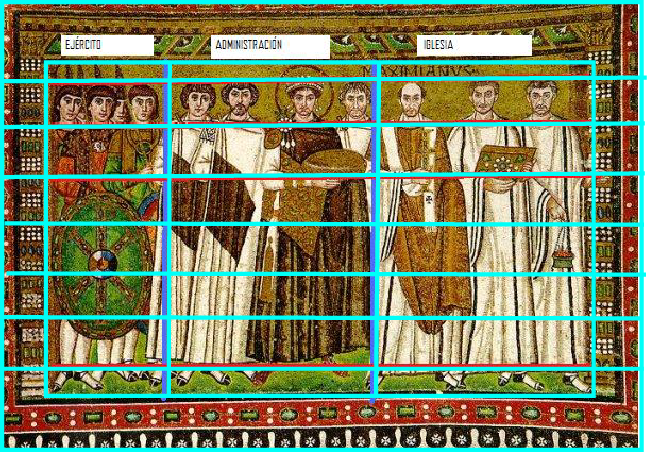 Ejercicio de composición mosaico bizantino