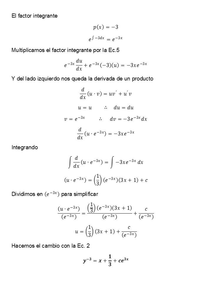 Encuadre de conocimientos Ecuaciones Diferenciales