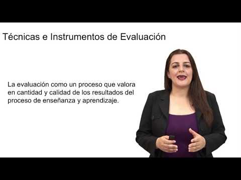 Técnicas e instrumentos de evaluación
