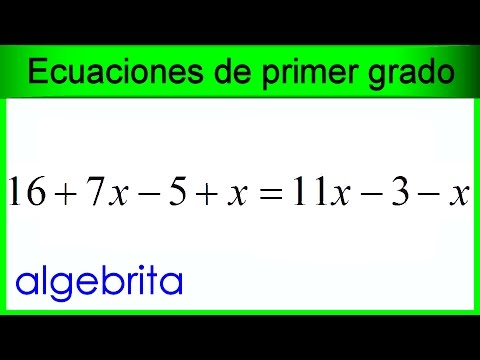 ECUACIONES DE 1ER. GRADO CON UNA INCOGNITA