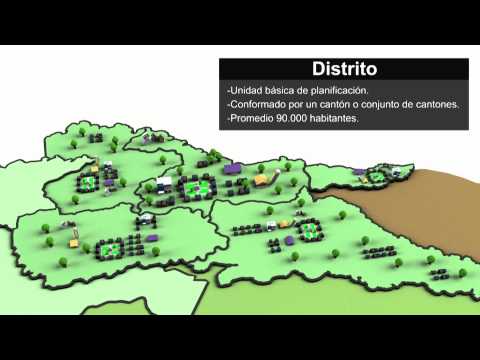 Organización territorial del Ecuador en provincias, cantones, parroquias y regiones.