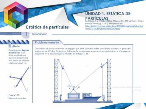 ESTATICA y RESISTENCIA DE MATERIALES Unidad 1 - Fase 2: Síntesis del diseño