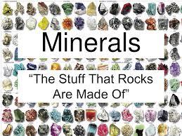 What are rocks made of?